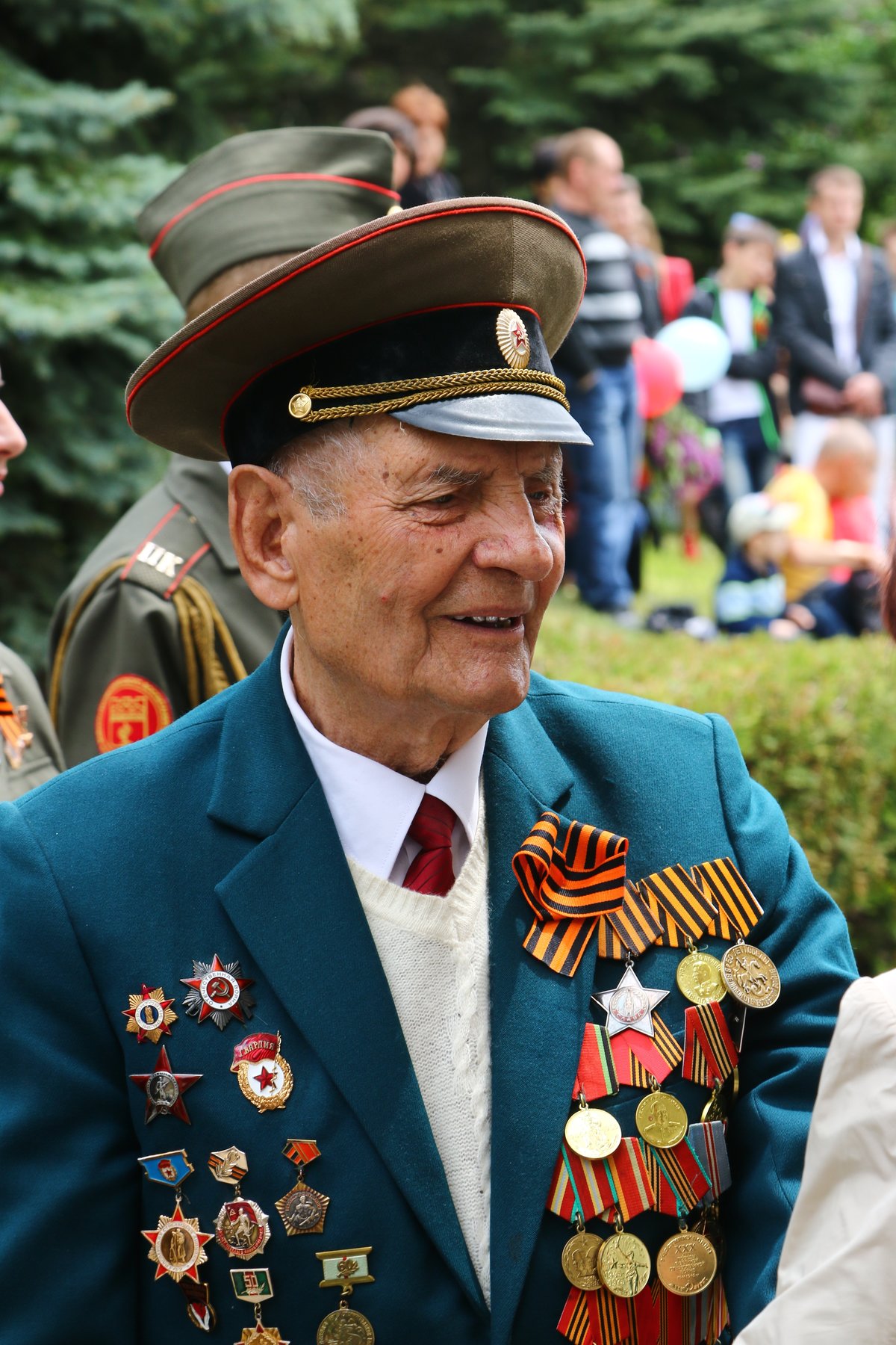 ветераны на параде фото