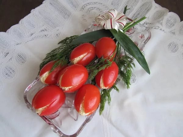 закуска тюльпаны фото