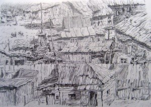 аул рисунок фото