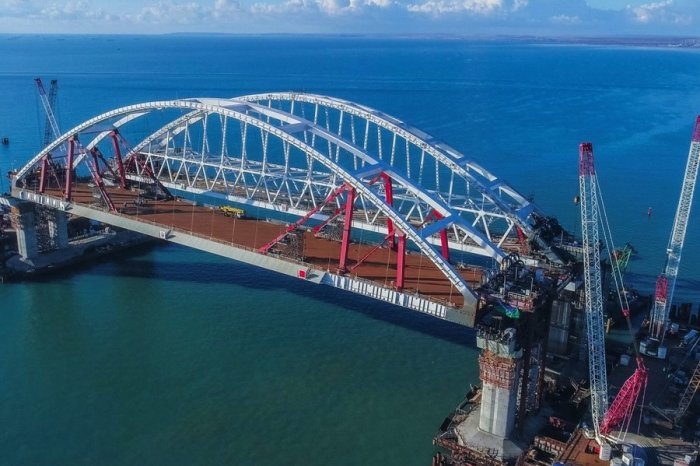 арка крымского моста фото