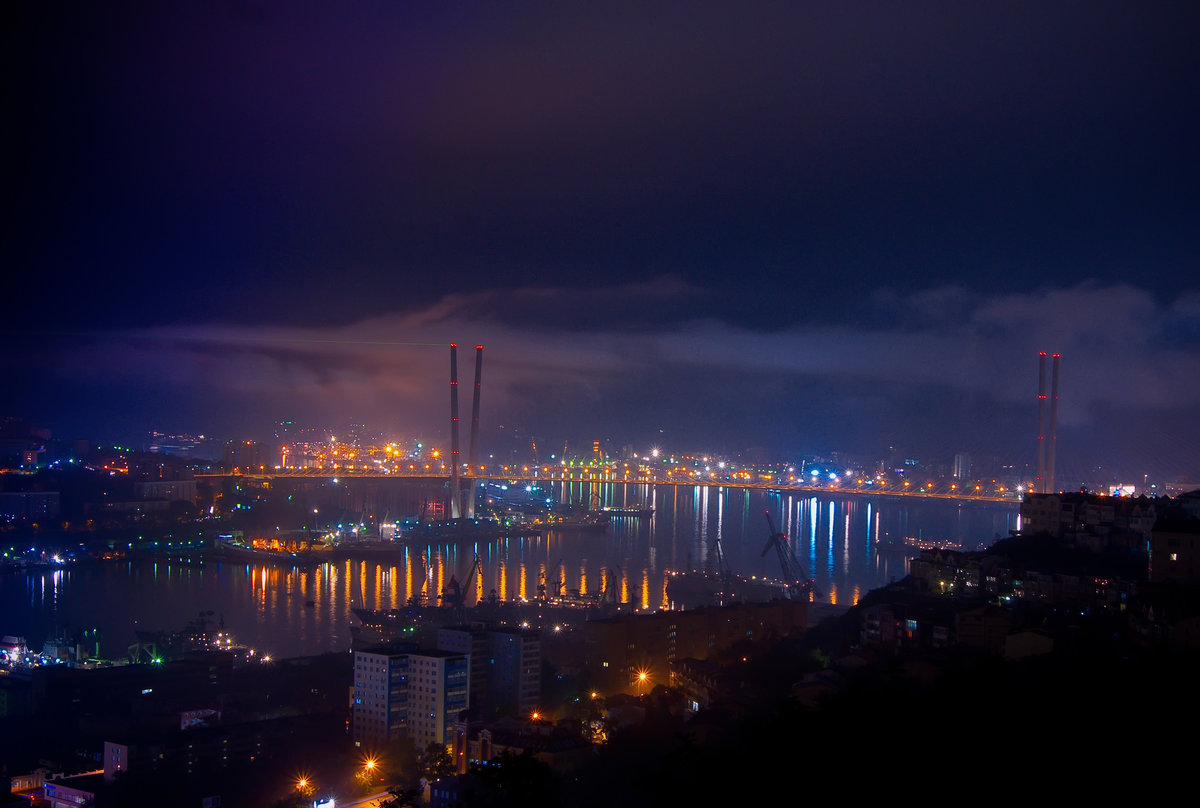ночной владивосток фото