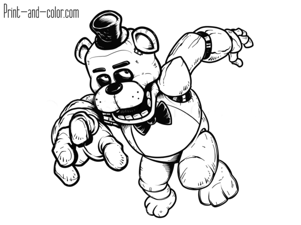 Kartinki raskraski fnaf 1