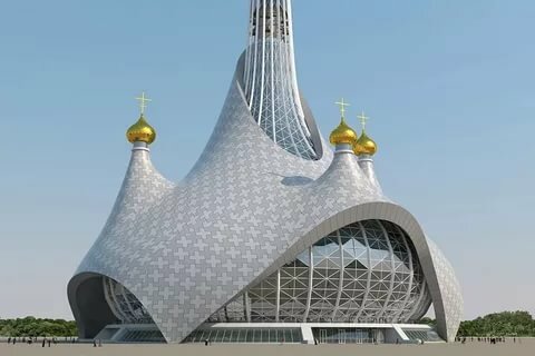 футуристический проект храма в екатеринбурге фото