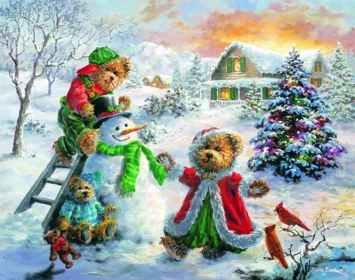 набор для вышивания letistitch рождественский лес (christmas wood) фото