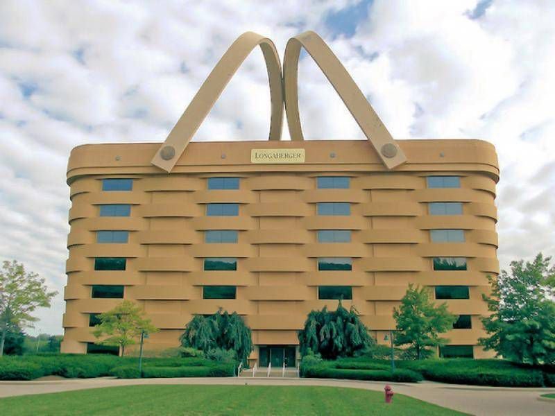 здание-корзина (the basket building), огайо, сша фото