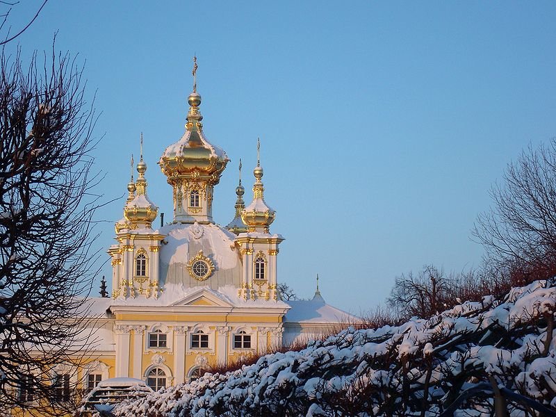 придворная церковь в петергофе фото