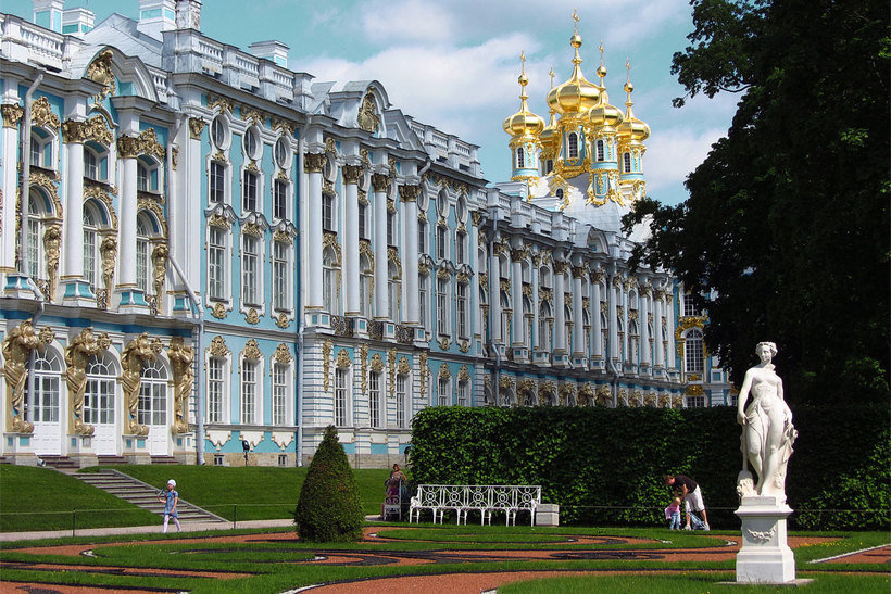 екатерининский дворец в царском селе фото