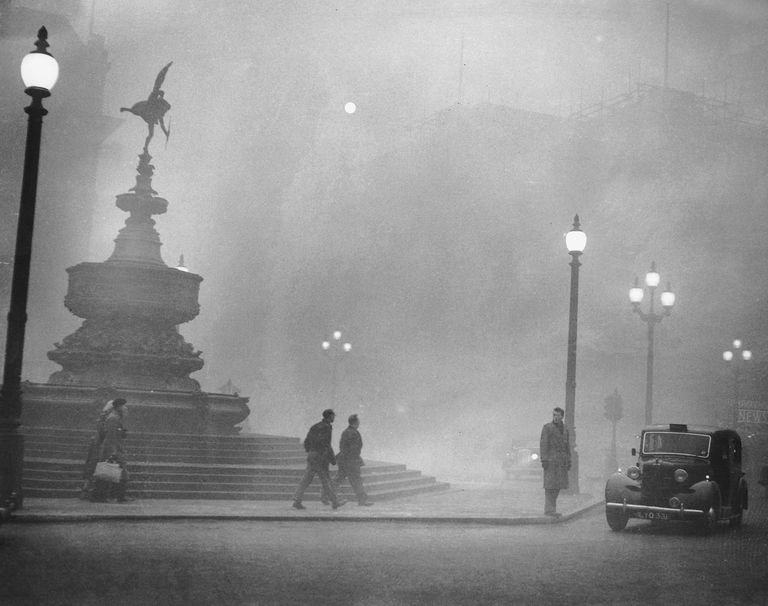 великий смог 1952 года в лондоне фото