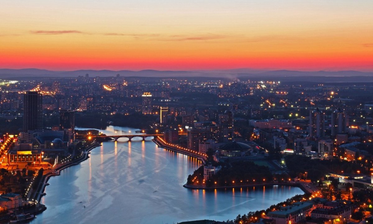 ночной екатеринбург фото