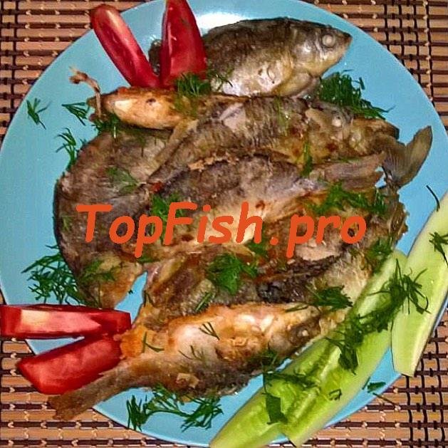 жареный карась фото