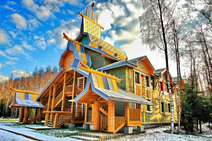 русская деревня верхние мандроги фото