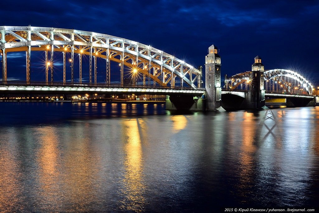 большеохтинский мост санкт петербург фото
