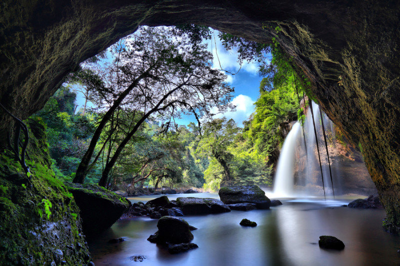 природа тайланда водопад фото