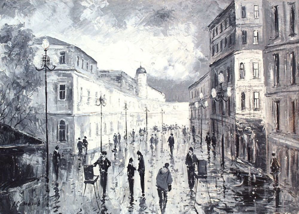 москва картина фото