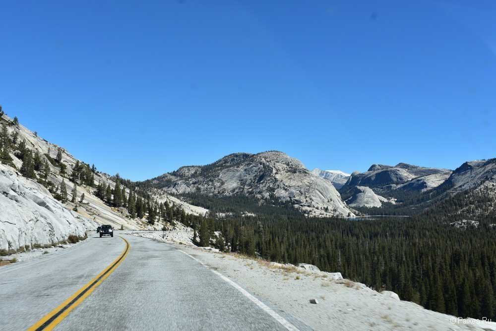 yosemite national park дорога фото
