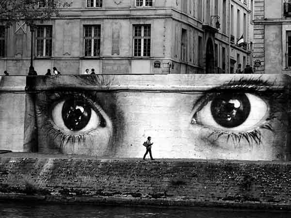 street art чб фото
