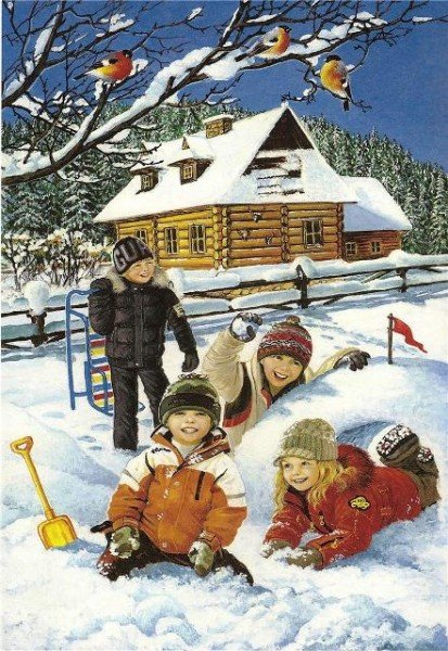 зимняя забава фото