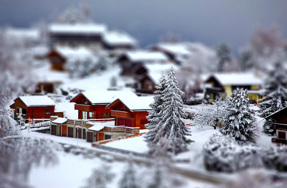 tilt shift фото