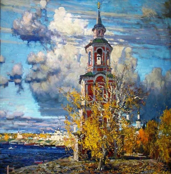 церкви на картинах художников фото