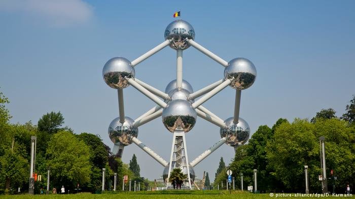 атомиум atomium брюссель бельгия фото