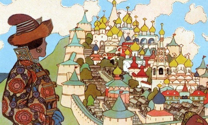 картина билибина гвидон и царица фото