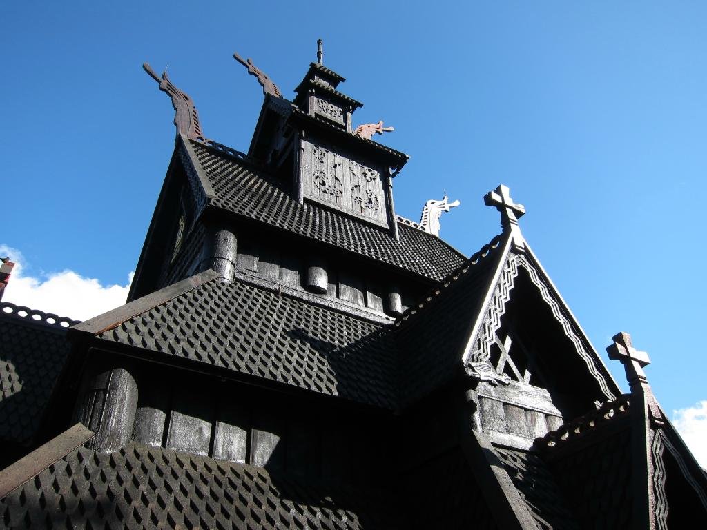 ставкирка в боргунне крыша фото