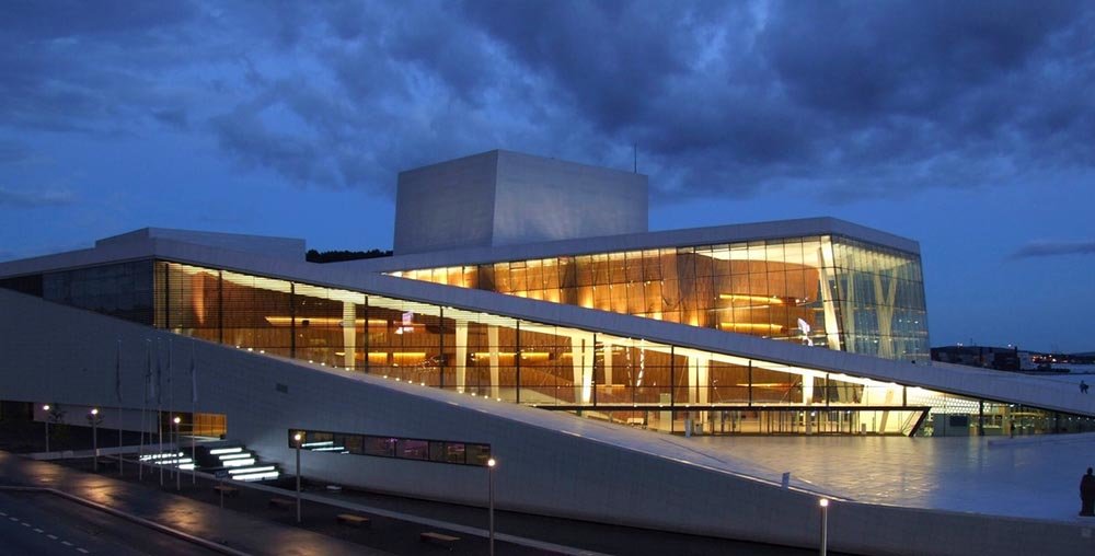 oslo opera-huzet (норвегия, осло) фото