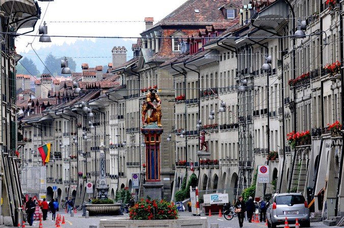 швейцария берн улицы фото