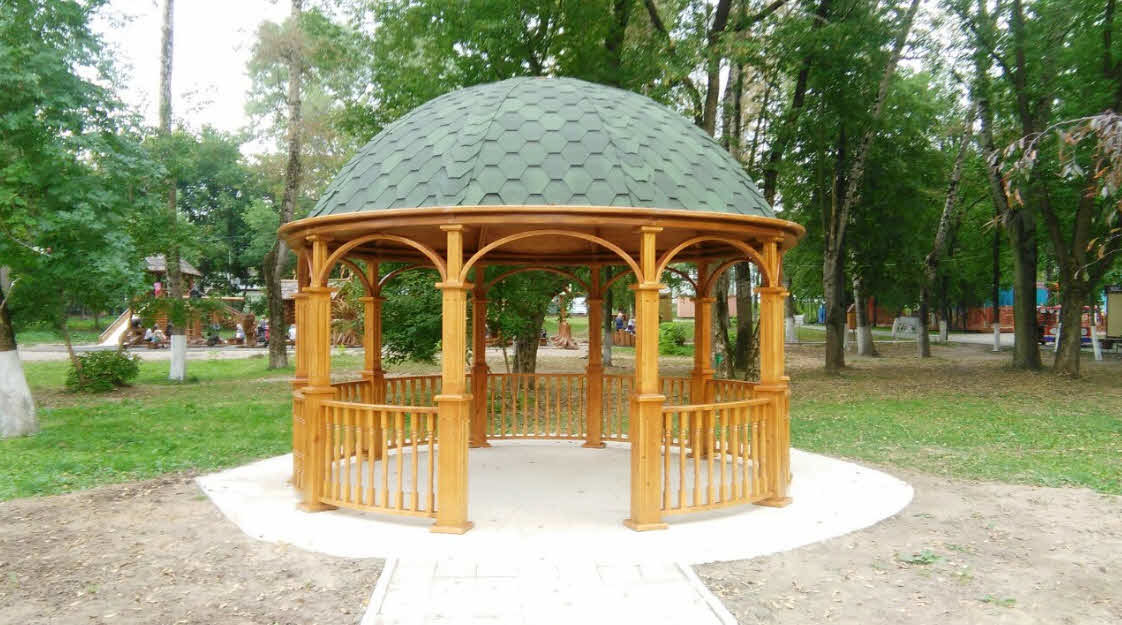 ротонда круглая беседка фото