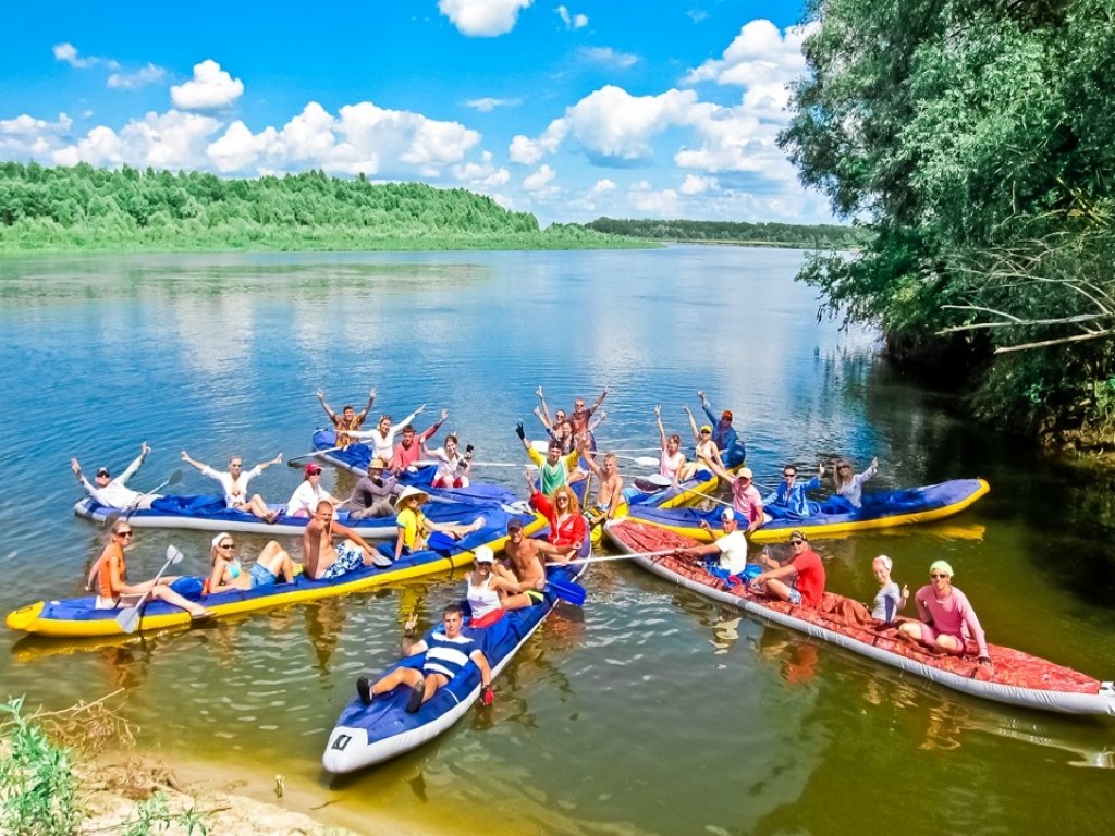 сплав по реке на байдарках фото