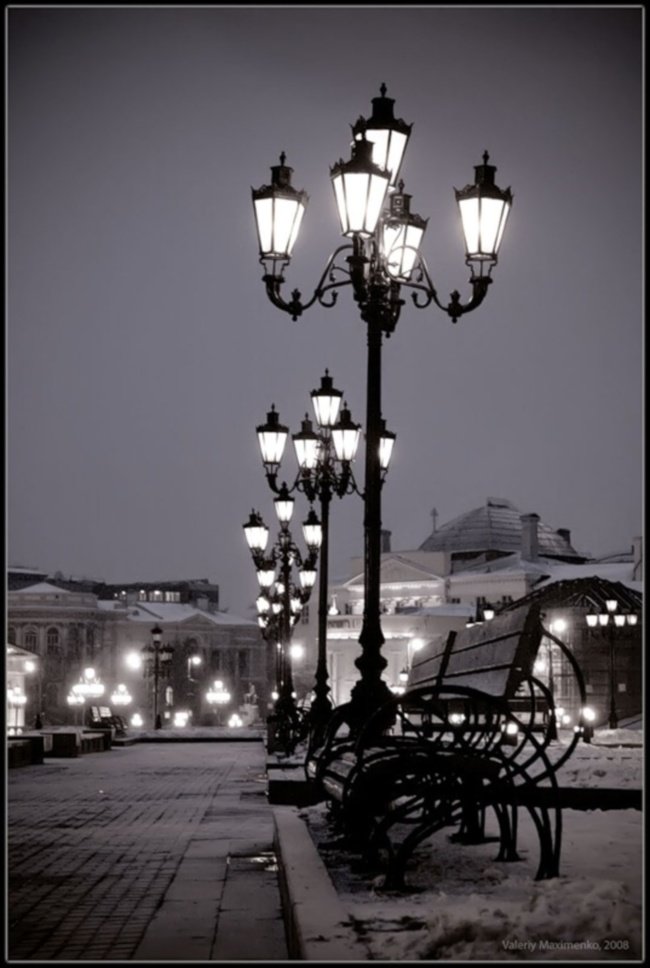 уличные фонари фото