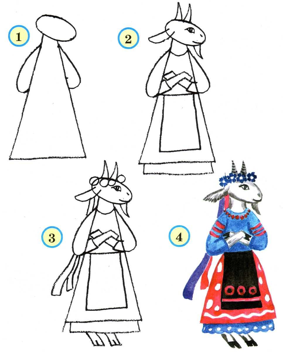 Как нарисовать сказочных героев легко