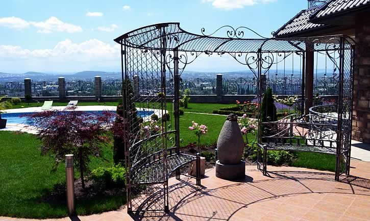 кованая беседка фото