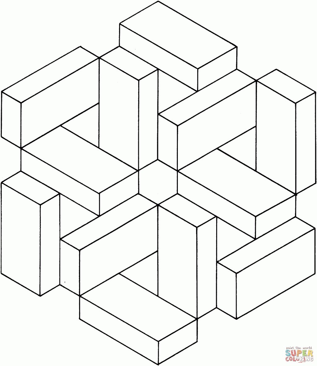 оптические иллюзии раскраска фото