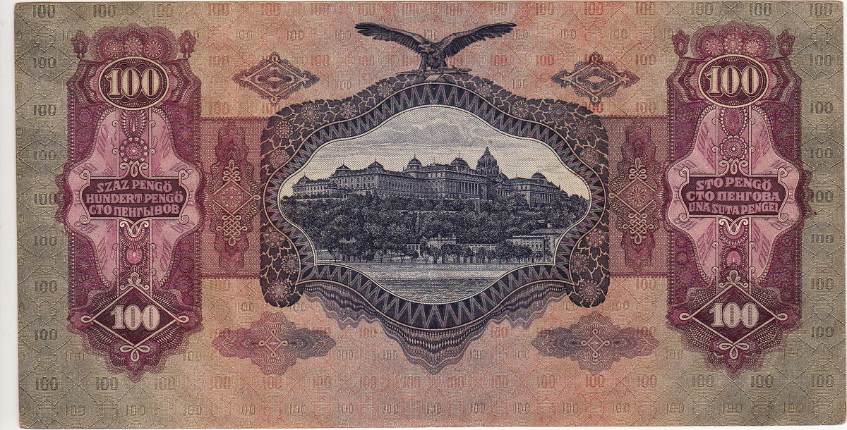 венгрия 100 пенго 1930 фото