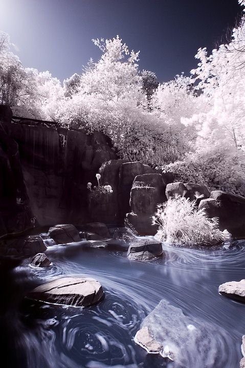 замерзший водопад фото