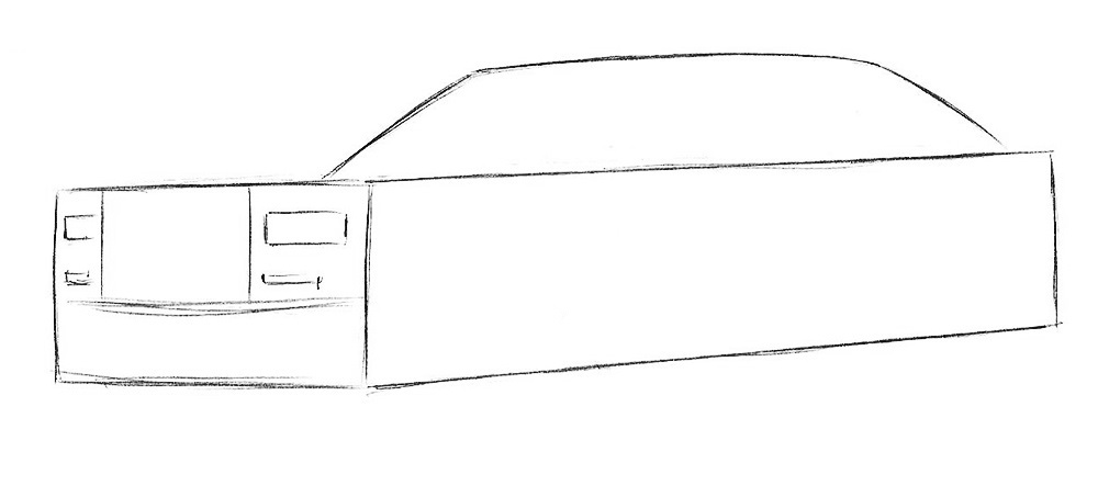Как легко нарисовать rolls royce