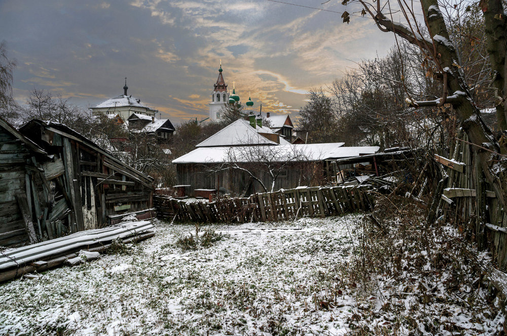 город зима фото
