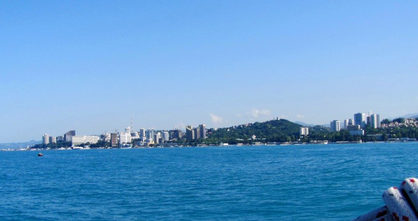сочи вид с моря фото
