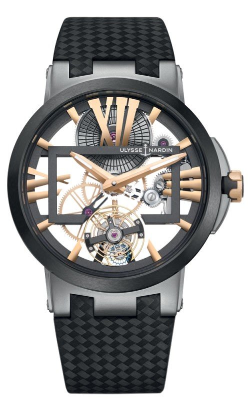 часы ulysse nardin executive skeleton tourbillon 1713-139 фото