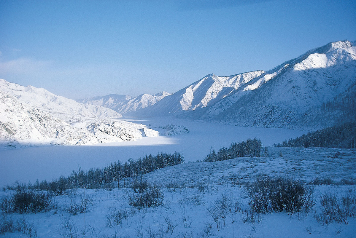 зимний горный алтай фото