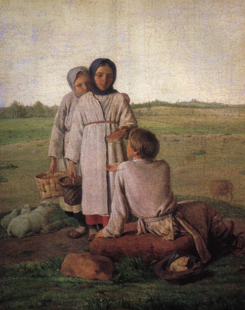 венецианов крестьянские дети в поле фото
