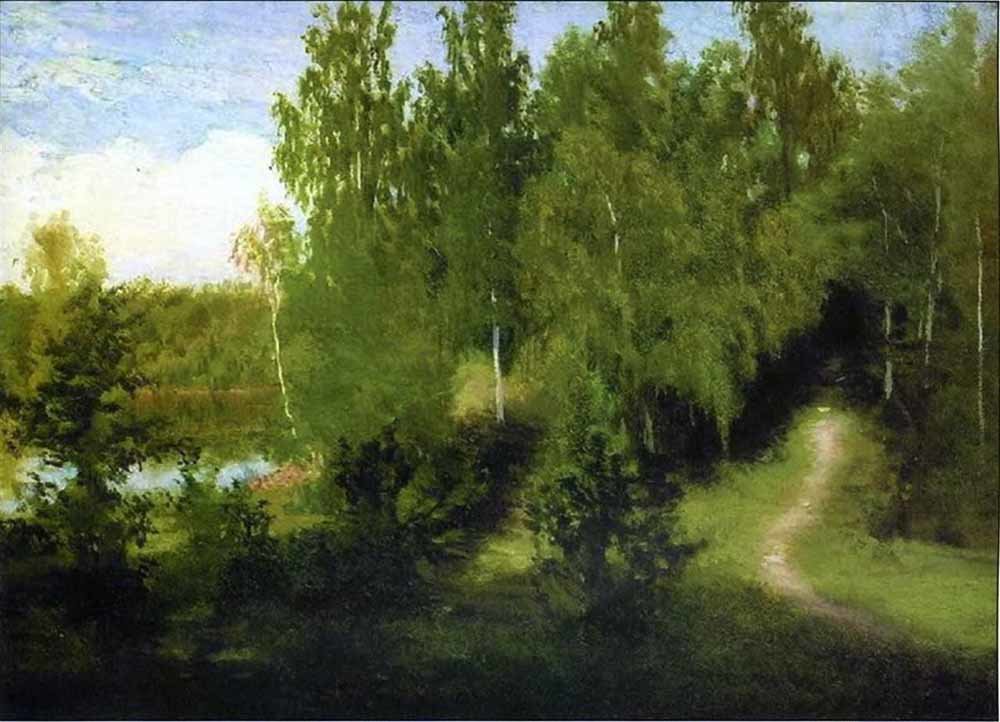 крамской иван николаевич лесная тропинка фото