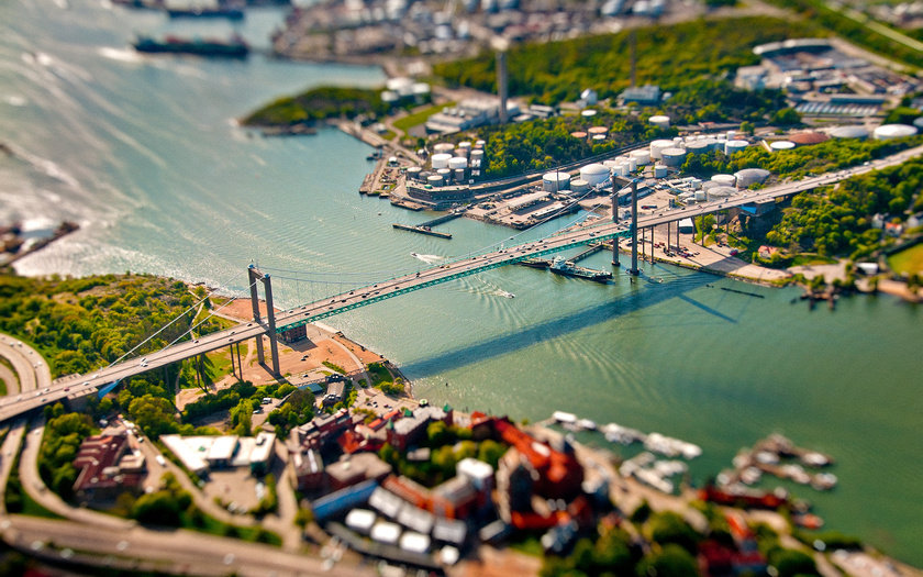 мост tilt shift фото
