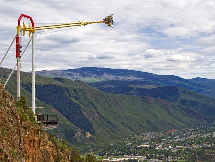 аттракцион giant canyon swing фото