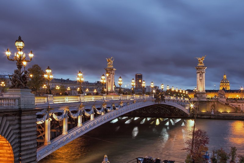 мост александра iii (pont alexandre iii) фото