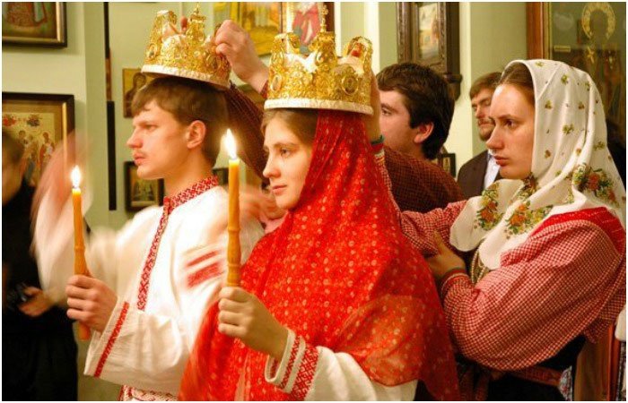 венчание в древней руси в церкви фото