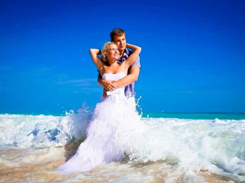 свадьба на море фото