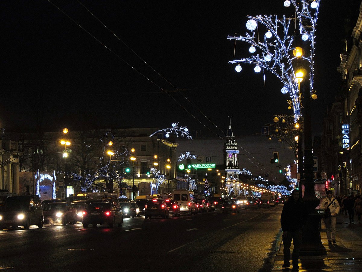новый год в питере фото