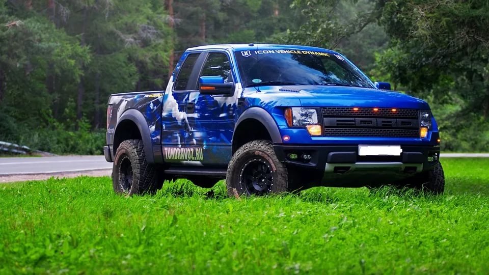 Ford F-Series на траве